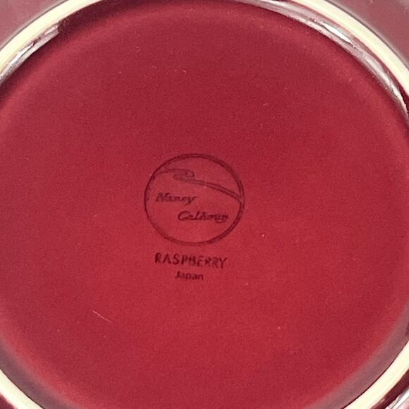 Nancy Calhoun Bowl Raspberry Japan Stoneware Soup Salad Cereal Replacement Vtg - Picture 3 of 5